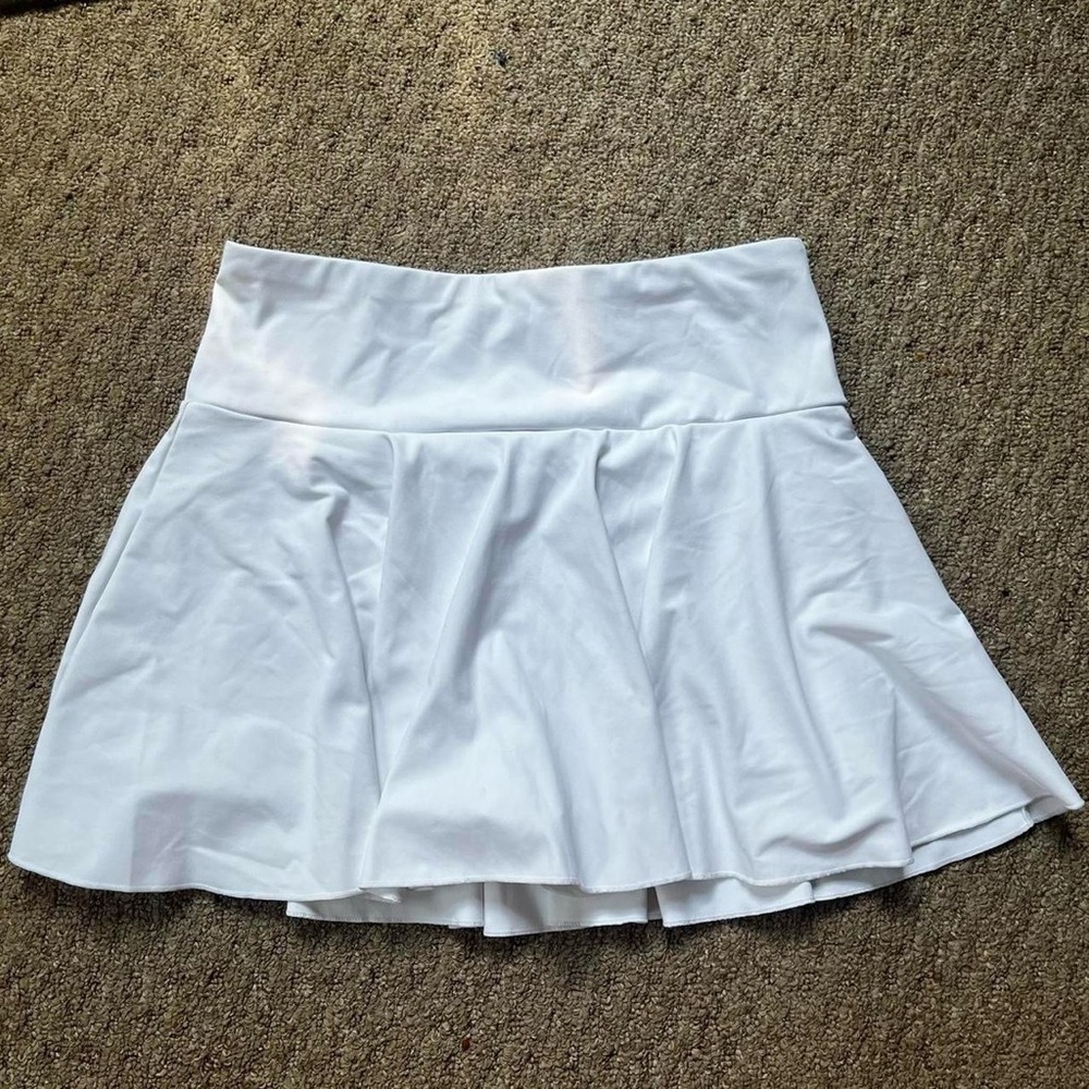 Women's White tennis Skirt
